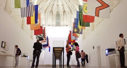 Aspecto de la obra de Peter Coffin en el CAAC de Sevilla.