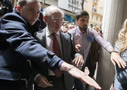 Rato, en el segundo día de registros.