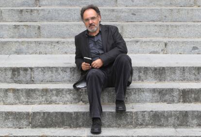 El director de cine José María Orbe, en San Sebastián.