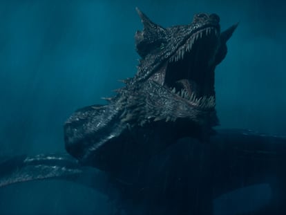 Uno de los dragones de 'La casa del dragón', en una imagen cedida por Max.