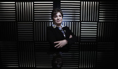 Patricia Espinosa, secretária-executiva da Convenção das Nações Unidas sobre Mudança Climática, na redação do EL PAÍS em Madri.