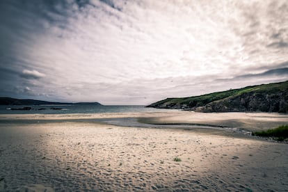 Playa de Nemiña en Muxía, A Coruña. 