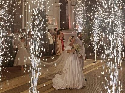 Boda durante paro armado en Colombia