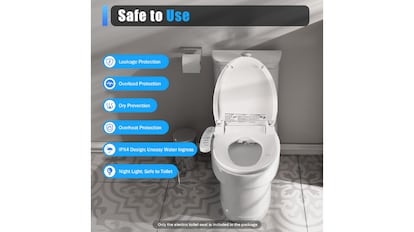 Este es el mejor asiento inteligente para el baño que se puede comprar en Amazon