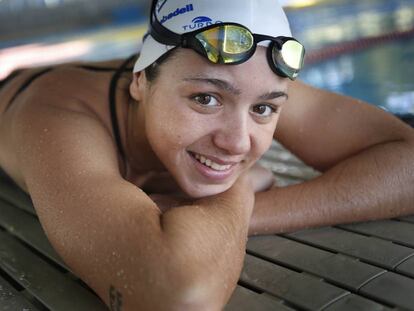 Catalina Corró, en el Club Natació Sabadell.