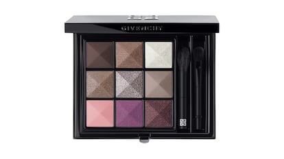 Paleta de sombra de ojos para smokey eye de Givenchy con 9 tonos distintos, texturas brillantes, mate y un aplicador 2 en 1