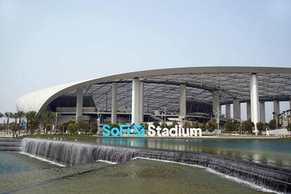 El SoFi Stadium, en Inglewood, California, con una capacidad para 70.000 espectadores.