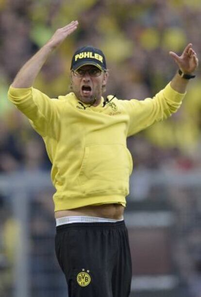 Klopp, durante un partido de la Bundesliga.