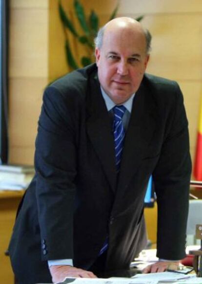 Juan Calparsoro, el pasado viernes en su despacho en Bilbao.