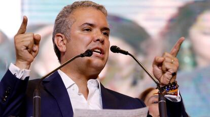 Iván Duque, eleito presidente da Colômbia.