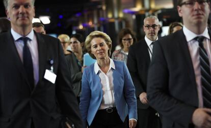 Ursula von der Leyen, el pasado miércoles en Bruselas.