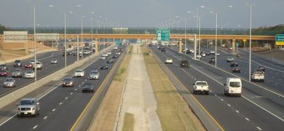 Autopista de peaje North Tarrant Express (NTE) entre Dallas y Fort Worth, construida por Ferrovial.