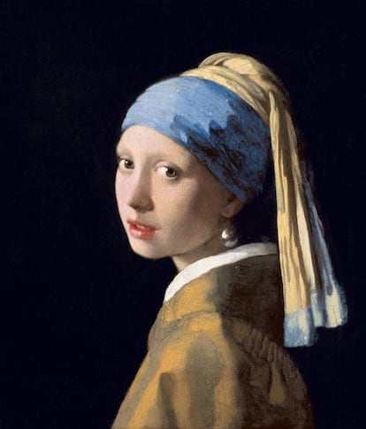 'La joven de la perla', de Vermeer, conservada en la Mauritshuis de La Haya (Países Bajos).