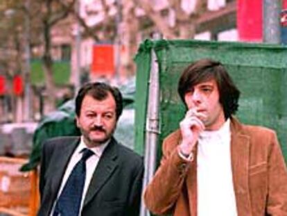 Alejandro Gándara y Andrés Barba, en Barcelona.