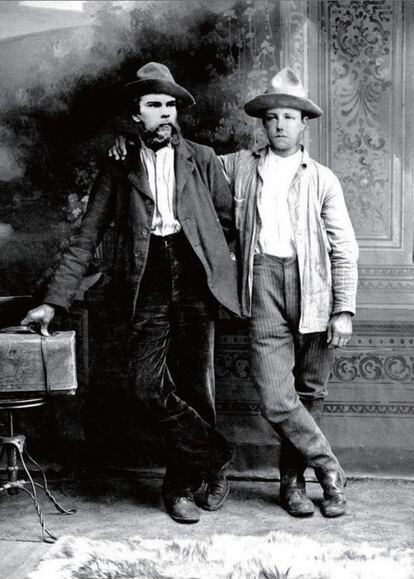 Verlaine i Rimbaud a Brussel·les el 1873.