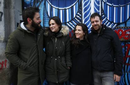 De izquierda a derecha, Javier Carbajal, Ángela de Castro, Patricia Aldama y David Haro.