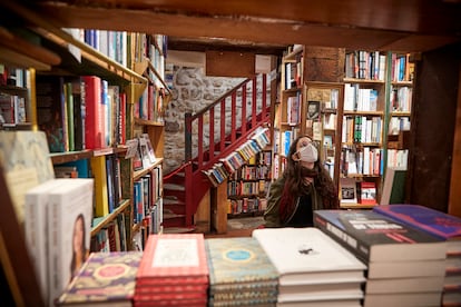 La librería Shakespeare and Company Bookshop, en noviembre de 2020, justo después de su reapertura tras el levantamiento de algunas medidas contra la covid.