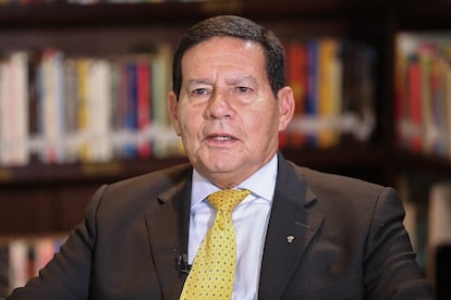 El vicepresidente de Brasil, Hamilton Mourão.