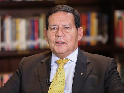 El vicepresidente de Brasil, Hamilton Mourão.