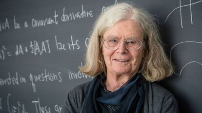 Karen Uhlenbeck, premio Abel de Matemáticas, en Princeton.