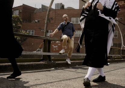 Eli Rosen en las calles de Nueva York.