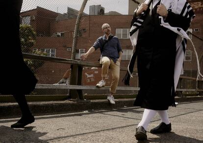 Eli Rosen en las calles de Nueva York. 