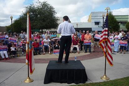 Marco Rubio, en plena campaña para lograr un escaño para el Partido Republicano en el Senado de EE. UU.