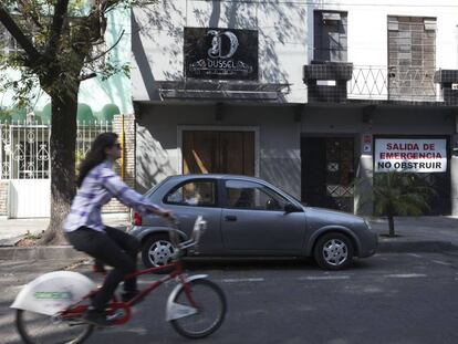 Fachada del bar Dussel, en la colonia Condesa.