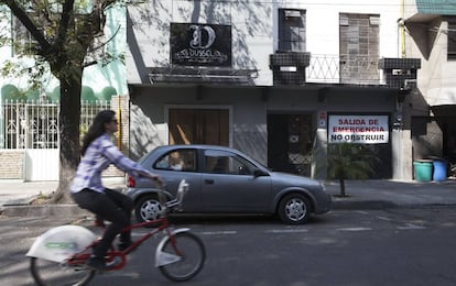 Fachada del bar Dussel, en la colonia Condesa.