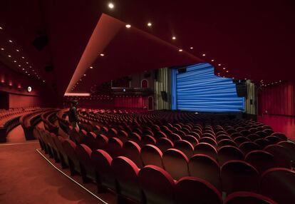 Interior del Teatro Coliseum de Madrid tras la reforma realizada para que albergue grandes espectáculos musicales.
