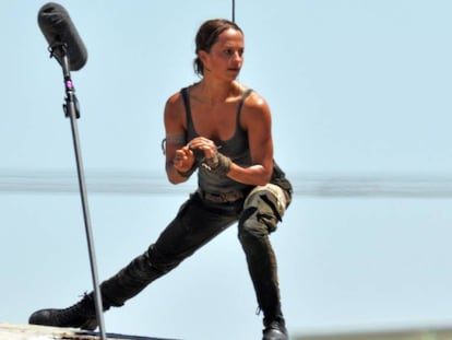 Alicia Vikander, como Lara Croft.