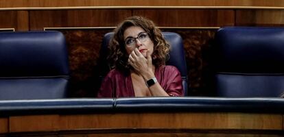 La ministra de Hacienda, María Jesús Montero.