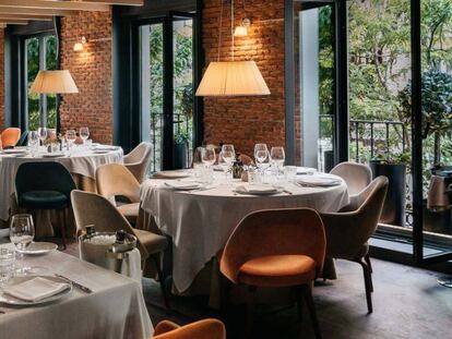 Interior del restaurante La Máquina en la calle Jorge Juan de Madrid