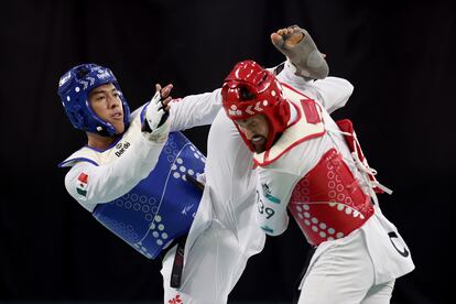 Carlos Sansores Acevedo durante una competencia en Chile.
