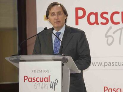 Tom&aacute;s Pascual, presidente de Calidad Pascual, durante la presentaci&oacute;n este viernes.
