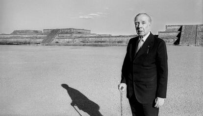 Jorge Luis Borges, en una foto de archivo.