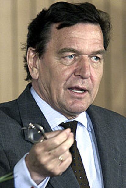 Gerhard Schröder, durante un acto celebrado ayer en Friburgo.