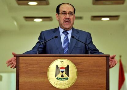 El primer ministro iraquí, Nuri al Maliki.
