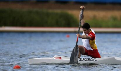 David Cal ha concluido tercero en la categoría C1 en 1.000 metros de canoa. El miércoles será la final