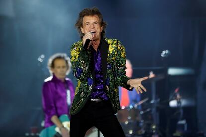 Mick Jagger, en un concierto de los Rolling Stones en Pasadena, California, en agosto de 2019.