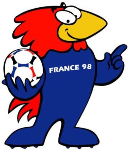 Footix, la mascota del Mundial 98.