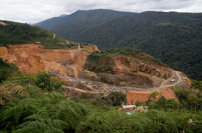 Una mina en Santa Rosa, Bolivia, el 17 de junio de 2023. 