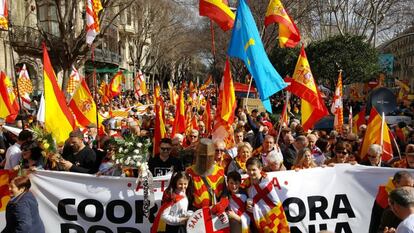 Manifestació de Tabàrnia a Barcelona.