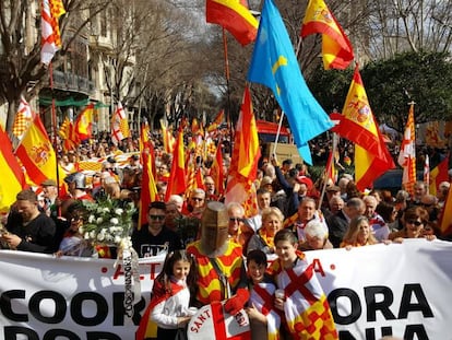 Manifestació de Tabàrnia a Barcelona.