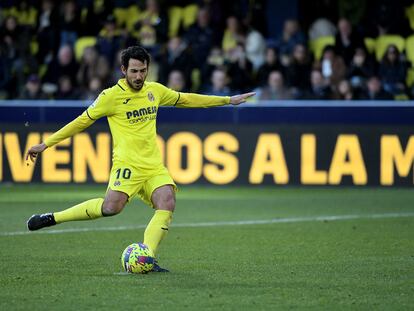 Parejo marca de penalti el único gol del Villarreal frente al Girona.