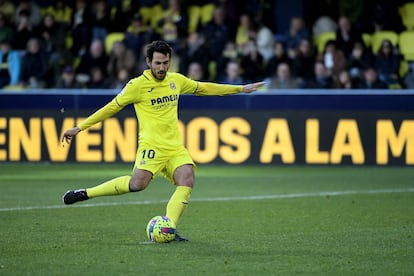Parejo marca de penalti el único gol del Villarreal frente al Girona.