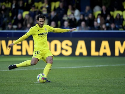 Parejo marca de penalti el único gol del Villarreal frente al Girona.