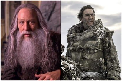 <p><strong>Harry Potter.</strong> El actor irlandés fue Aberforth Dumbledore, el hermano de Albus Dumbledore, irreconocible tras la barba, en 'Harry Potter y las Reliquias de la Muerte: parte 2' (2011).</p> <p><strong>Juego de tronos.</strong> Mance Rayder, el rey más allá del muro, gran influencia entre el Pueblo Libre, en cinco episodios, desde la tercera a la quinta temporada (2013-2015).</p>