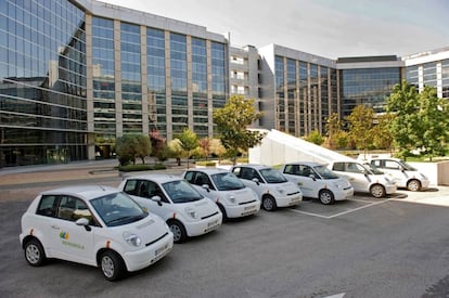 Iberdrola cuenta con vehículos eléctricos para sus empleados.