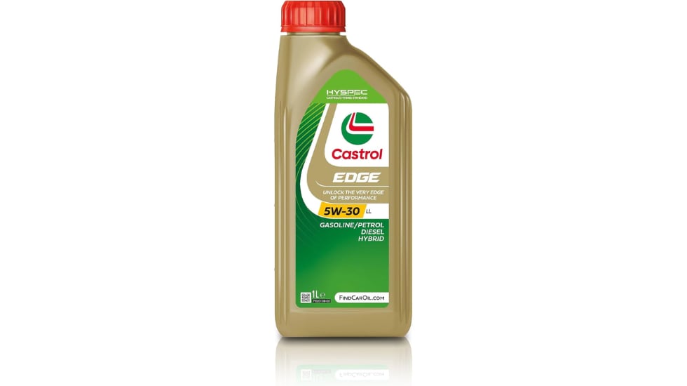 Aceite para el motor Castrol.